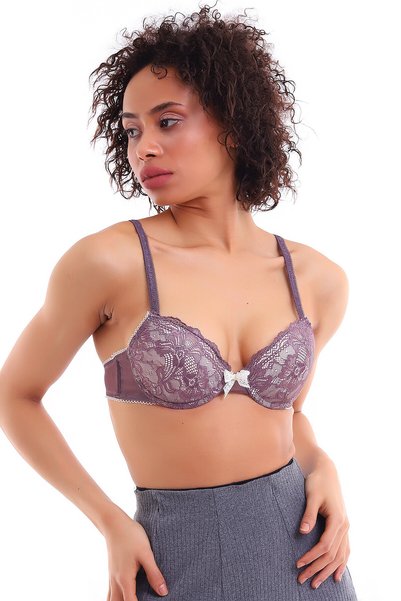 cottonmood 21474742 Lace Ready-To-Wear Covered Bra Lila