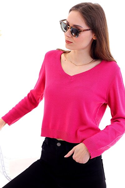 Cotton Mood 20050511   Fusya Tirko V-Neck Short Sweater