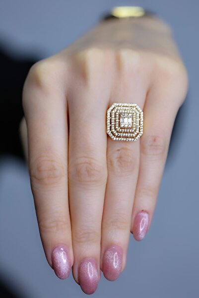 Fay Yamaner Altın Tasarım Baget Yüzük