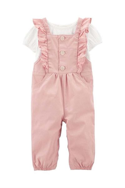 Carter's Carters Girl Baby 2-Piece Salopet Set