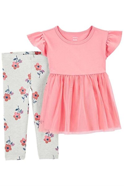 Carter's Carters Kız Çocuk Tül Detaylı 2'li Takım