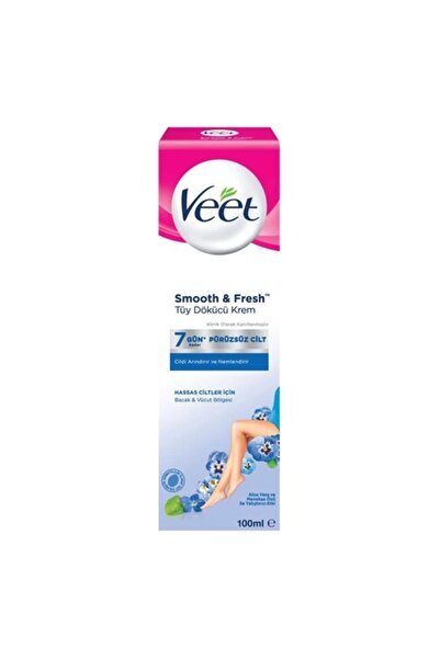 Veet Tüy Dökücü Krem Mavi Hassas Ciltler Için 100 ml