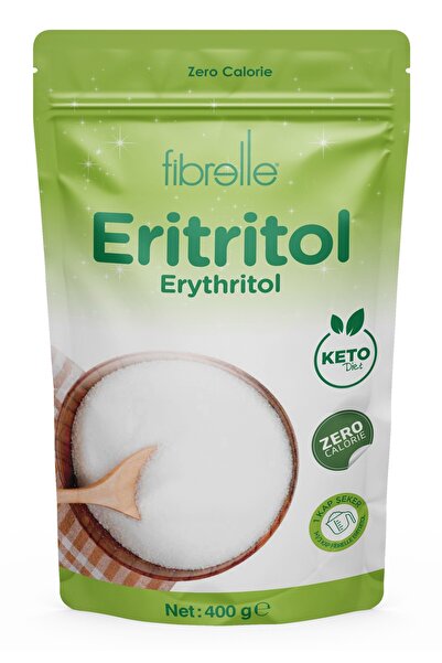 Fibrelle 400 g Eritritol - Suitable for Keto/Ketogenic/Vegan Diet