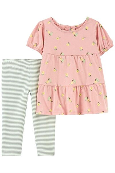 Carter's Carters Kız Çocuk Çiçek Desenli 2'li Takım