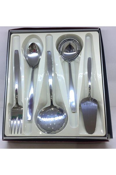 Nehir Sahra 5 Piece Bucket and Service Set