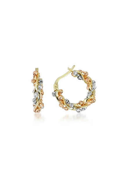 Ema Jewellery Altın Sarmaşık Halka Küpe