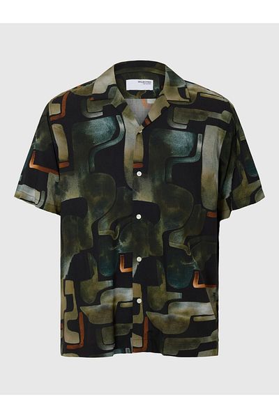 Selected Homme Kurzarmhemd Gemustertes