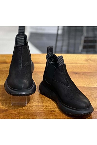 New Optimal Eva Taban Nubuk Erkek Hakiki Deri Bot