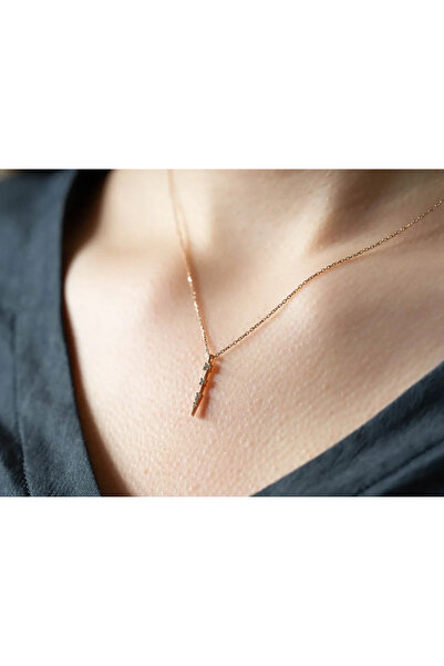 Safir Kuyumculuk Minimal Pırlanta Kolye