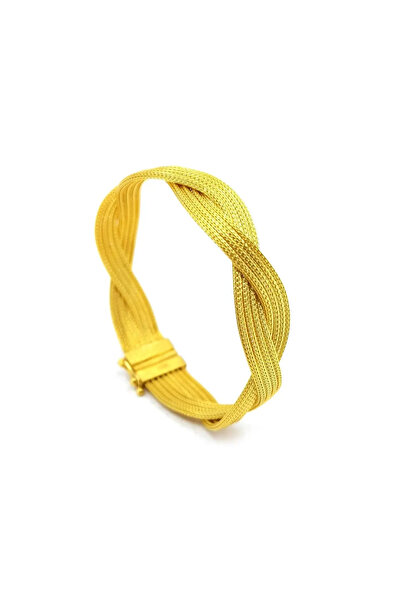 Safir Kuyumculuk Hasır Kelepçe Altın Bilezik