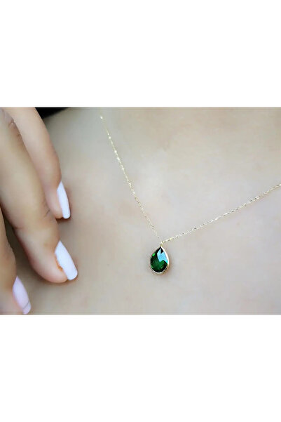 Safir Kuyumculuk Doğal Taşlı Altın Kolye