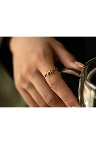Safir Kuyumculuk Noachus Altın Aslan Yüzük