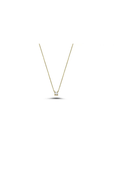 Safir Kuyumculuk 0.07 Ct. Minimal Pırlanta Kolye