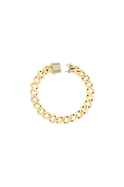 Ema Jewellery Altın 13mm Z Gurmet Bileklik