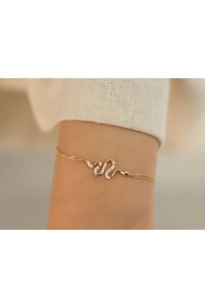 Safir Kuyumculuk Altın Yılan Bileklik