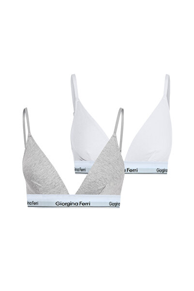 GIORGINA FERRI Box of 2 for Daily Use - Triangle Bralet Isabelle with Elastic Band