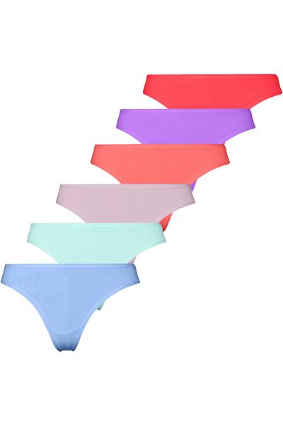 GIORGINA FERRI Premium Lycra 6 τμχ στρινγκ κιλότ Maya - Καθημερινή χρήση, G-005 D