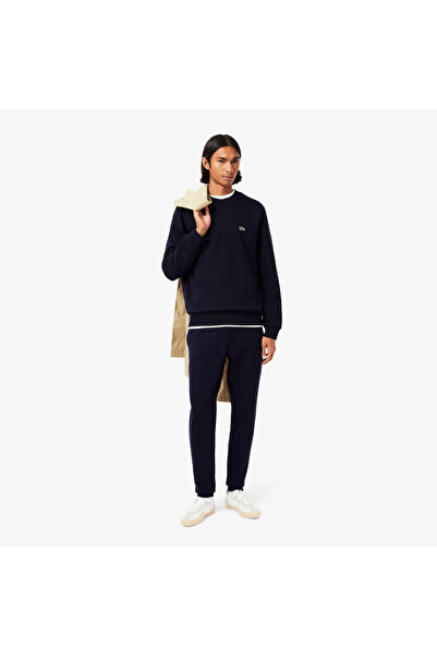 Lacoste Organik Pamuklu Erkek Lacivert Eşofman Altı