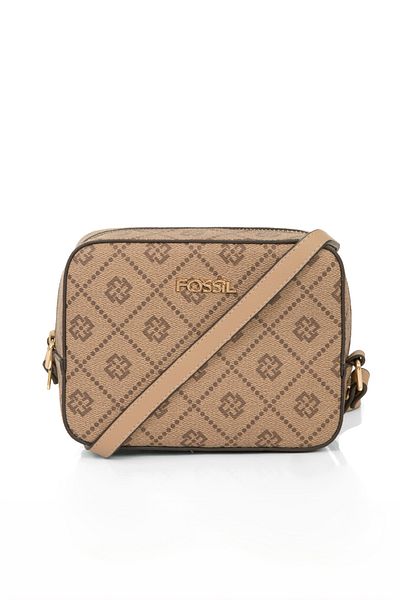 Fossil Mink Women's Shoulder Bag - With Tram, 05FM24K1103