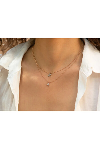 Safir Kuyumculuk Pırlanta Harf Kolye