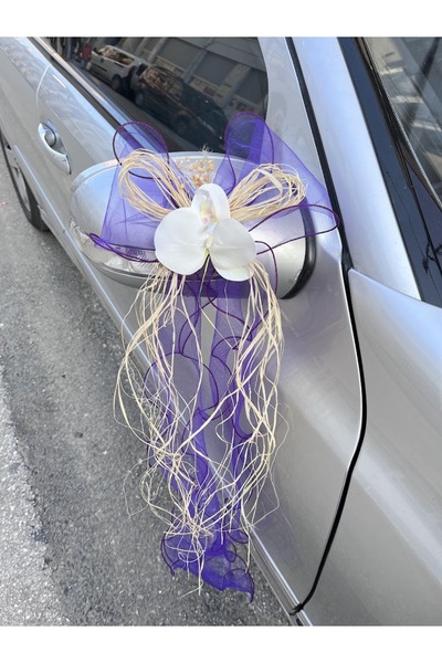 ecrin tuhafiye hobi 10 Adet Düğün Arabası Süsü Gelin Arabası Orkide Konvoy Süsü & Bohça Süsü