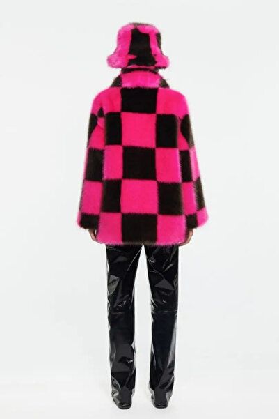 DCEY Nani Fuşya Suni Kürk