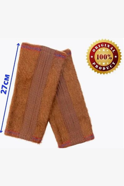 THE SEPT Women's Men's Camel Hair Winter Warm Thermal Knee Pads
