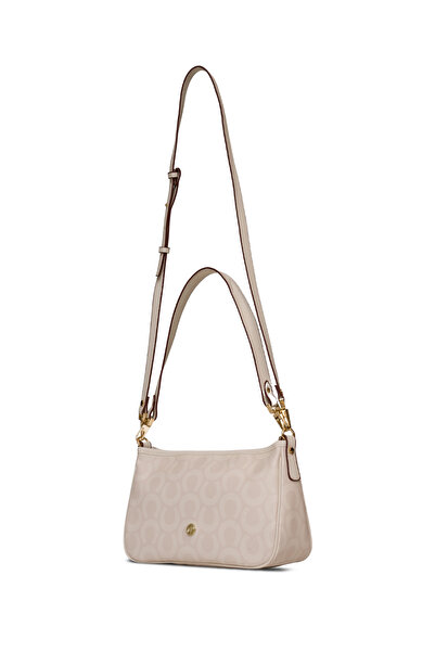 U.S. Polo Assn. Us25152 Model Ecru Women's Shoulder Bag