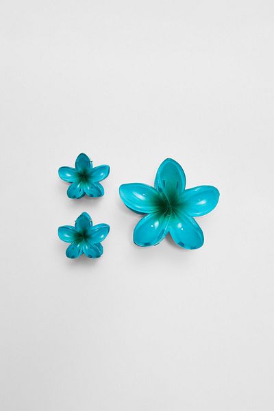 Stradivarius Pack of 3 floral hair clips