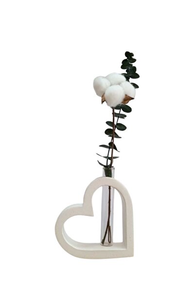 Dekora Çiçek Vasă decorativă în formă de inimă, figurină, ghiveci pentru flori, cadou