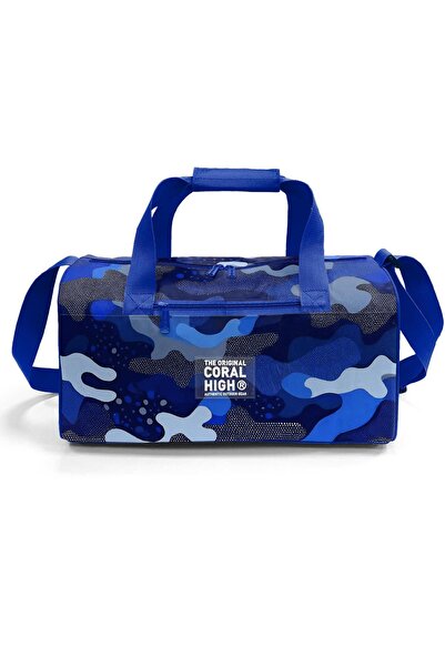 Coral High Спортивна сумка темно-синього кольору з камуфляжним візерунком 27534