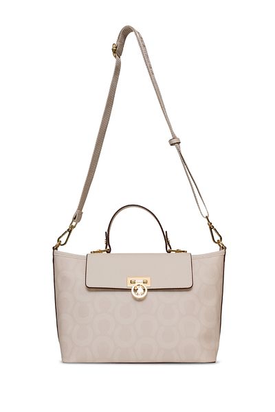 U.S. Polo Assn. Women's Messenger Bag Ecru - Us25156