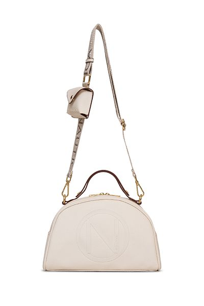 Nautica Cn7155T Model Ecru Women's Messenger Bag