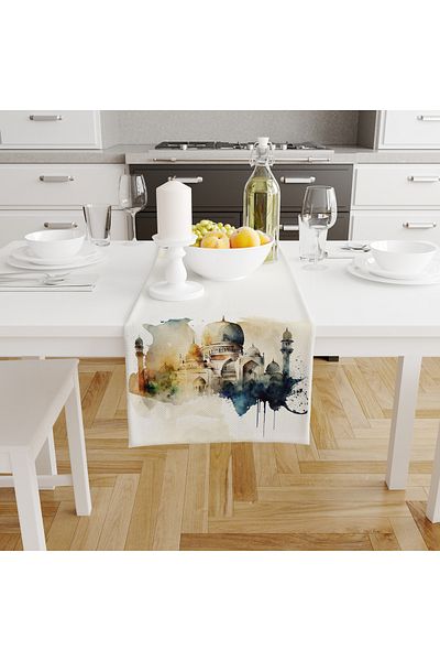 Filamente Ramadan Runner / Ramadan Pattern / Rezistent la pete - Tesatura Micropetek lavabila 140x40