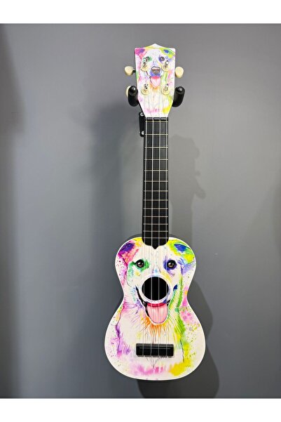 gonzales XU-21 SOPRANO UKULELE KÖPEK DESENLİ