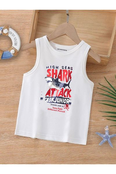 BENROMA 1 tricou este un cadou pentru achiziții de 6 și mai sus în coș - Tricou fără mâneci pentru copii cu imprimeu cu personaje de desene animate