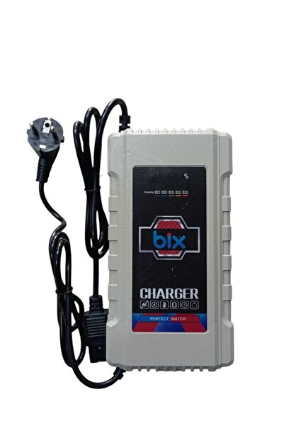 Bix EBİKE 72V80 AMPER DİJİTAL ŞARJ ALETİ DEVRE KESİCİLİ
