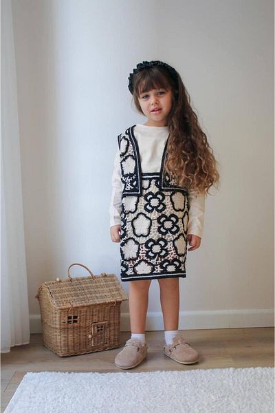 JELİBOOM Girl Vest Skirt Suit