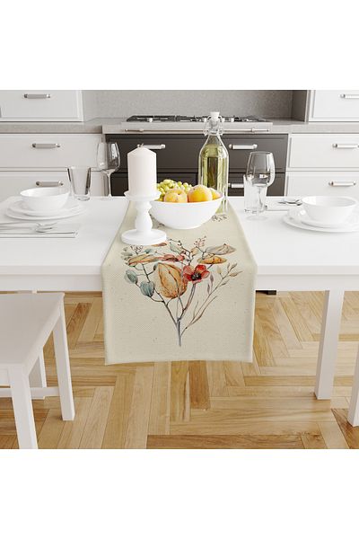 Filamente Ramadan Runner / Ramadan Pattern / Stain Resistant - Washable Micropecks Fabric 140X55