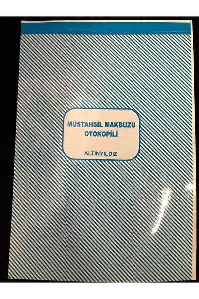 Çankaya Matbaası Müstahsil Makbuzu