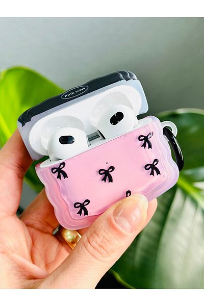 Go Aksesuar AirPods 3Rd Generation Compatible Printed Design Thick Silicone Protective Case
