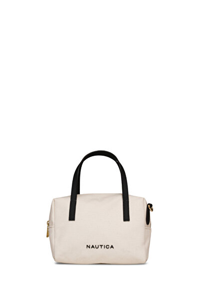 Nautica Bej-Sıyah Kadın Postacı Çantası Cn7250t