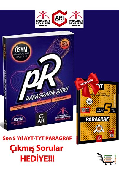 Arı Yayıncılık Paragrafın Ritmi Soru Bankası-Paragraf Çıkmış Sorular Hediyeli!