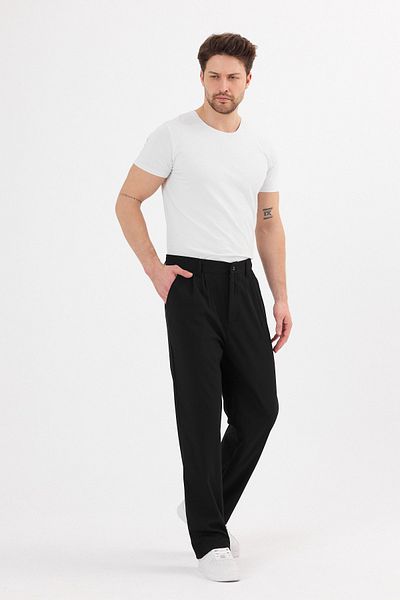 wamoss Model 2025 - Pantaloni largi din țesătură cu picioare largi PL11