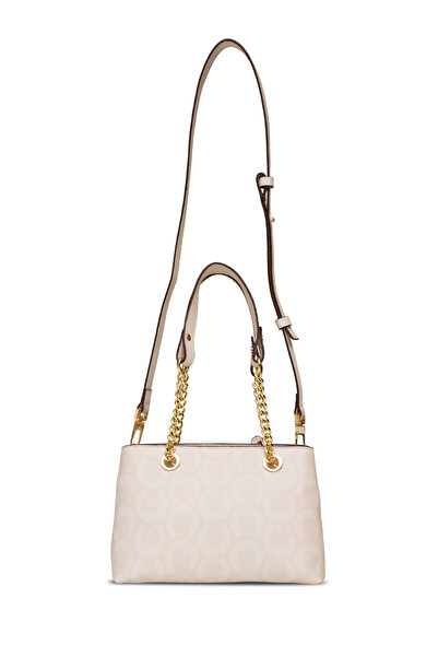 U.S. Polo Assn. Us25166 Model Ecru Women's Shoulder Bag