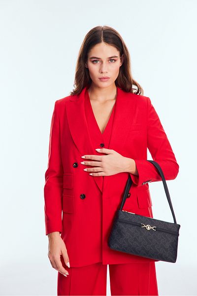 U.S. Polo Assn. Geantă de umăr pentru femei model Us25101 neagră