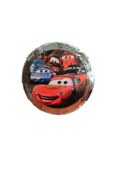 Cadde Süs Arabalar Temalı Katlanabilir Pinyata Ve Sopası