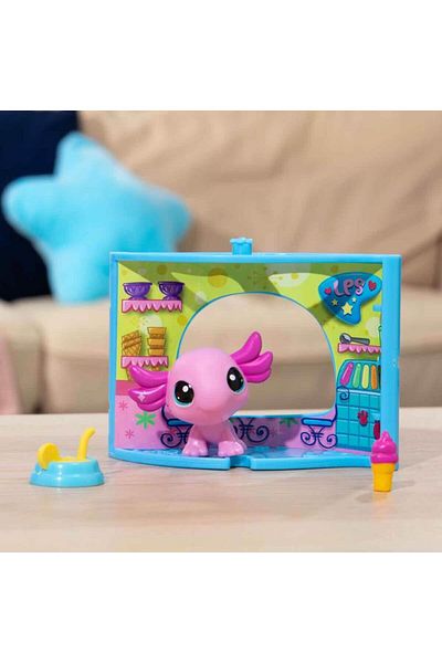Tıfıl Toys Littlest Pet Shop Minis Figure Set Pet Nook G7 # 21 Aksolot