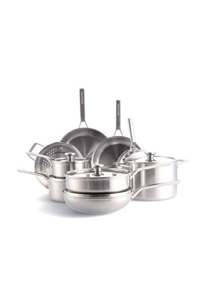 Greenpan Merten & Storck 14-Piece Steel Cooking Set 0885837026986