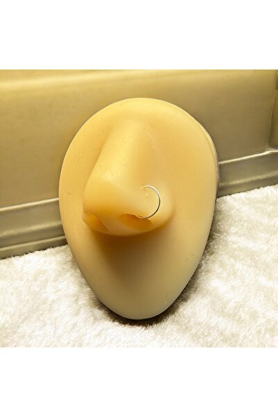 Takıkraliyeti 925 ayar gümüş delikli halka hızma